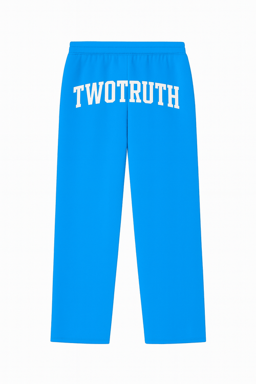 TwoTruth Classic Baby Blue Sweatpants - 𝐓𝐖𝐎𝐓𝐑𝐔𝐓𝐇