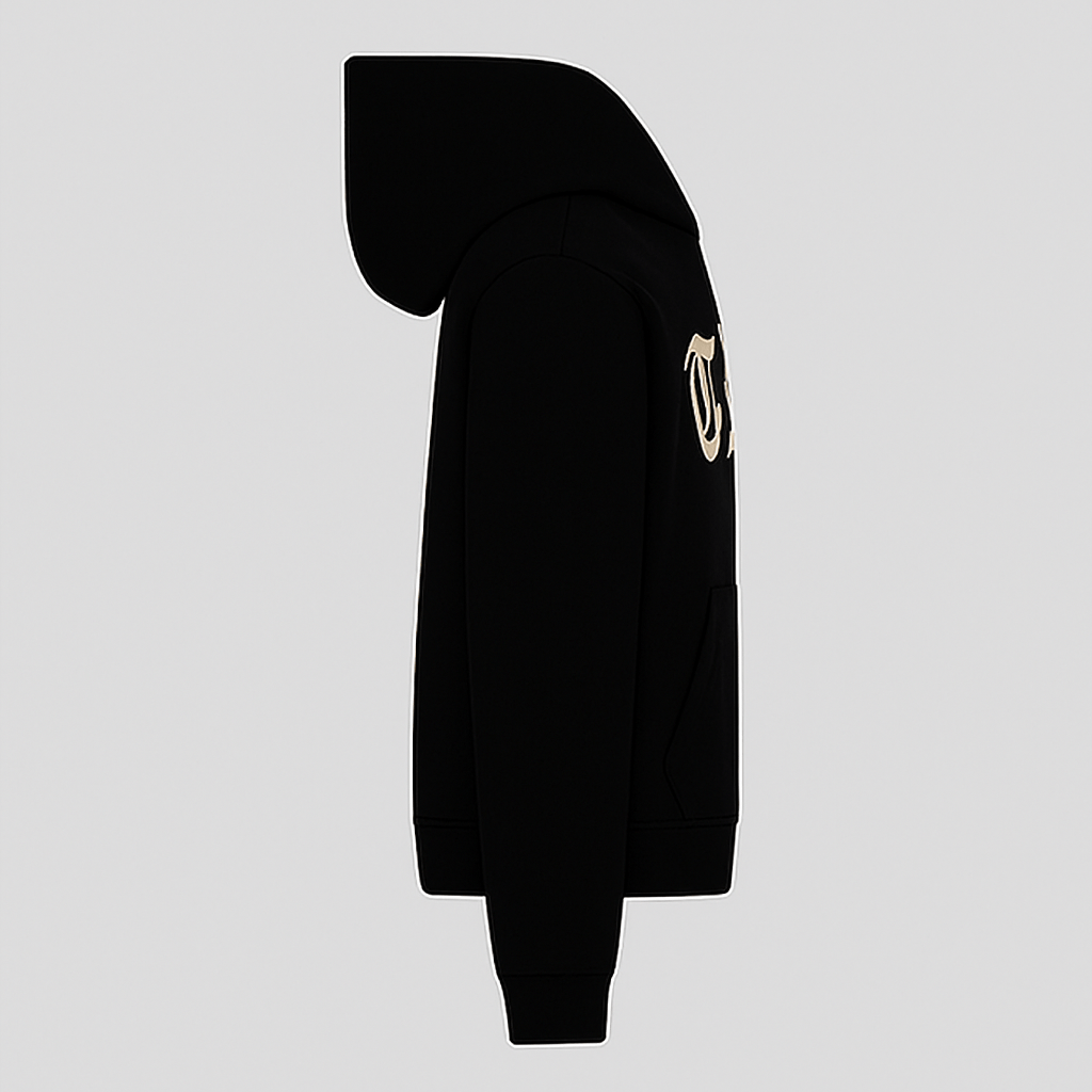 2TRH Zip - Up Hoodie – Black - 𝐓𝐖𝐎𝐓𝐑𝐔𝐓𝐇