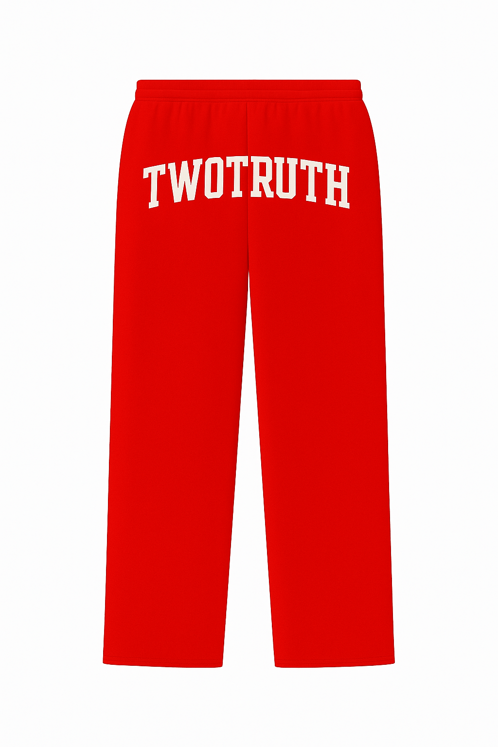TwoTruth Classic Red Sweatpants - 𝐓𝐖𝐎𝐓𝐑𝐔𝐓𝐇