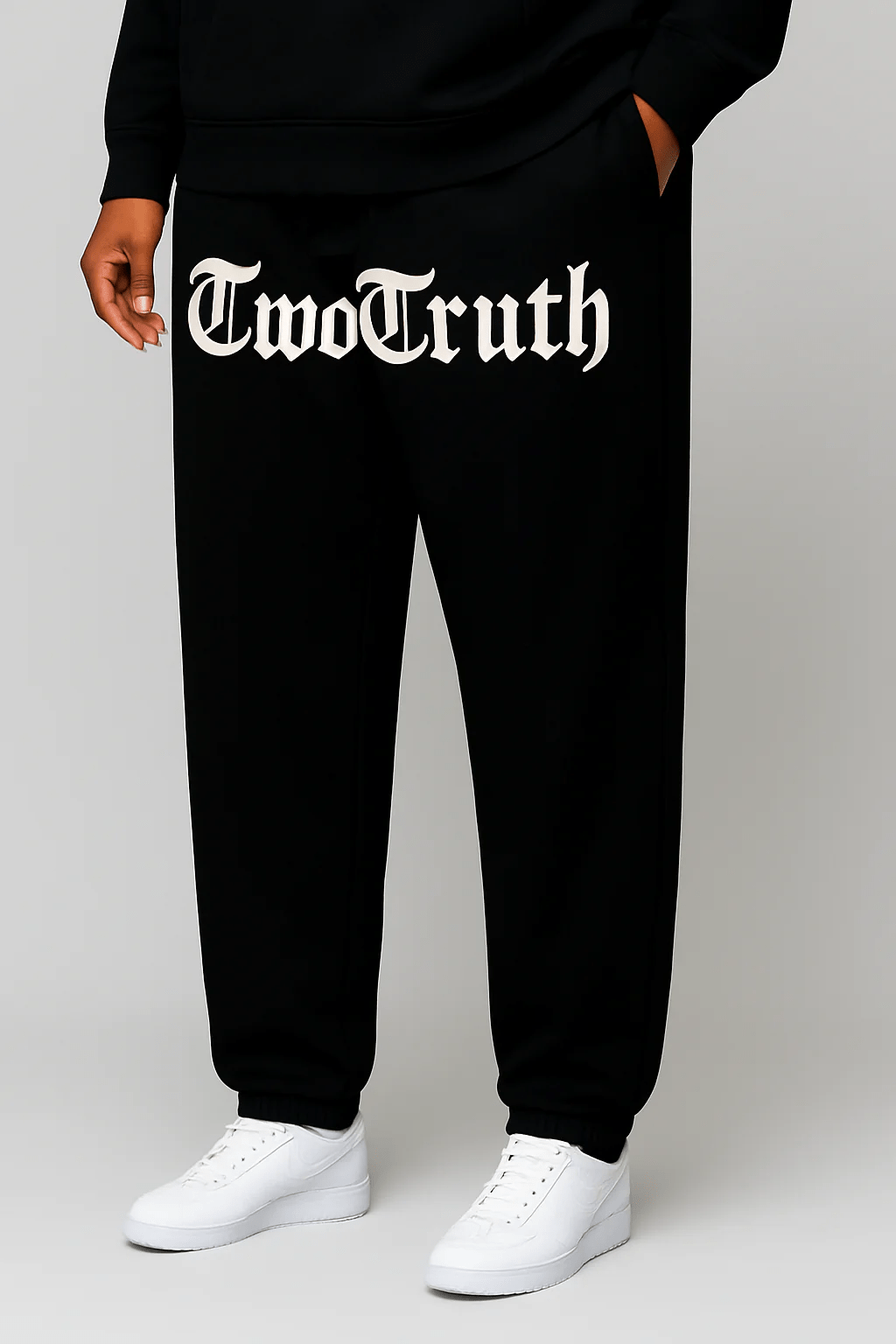 TwoTruth Joggers – Black - 𝐓𝐖𝐎𝐓𝐑𝐔𝐓𝐇