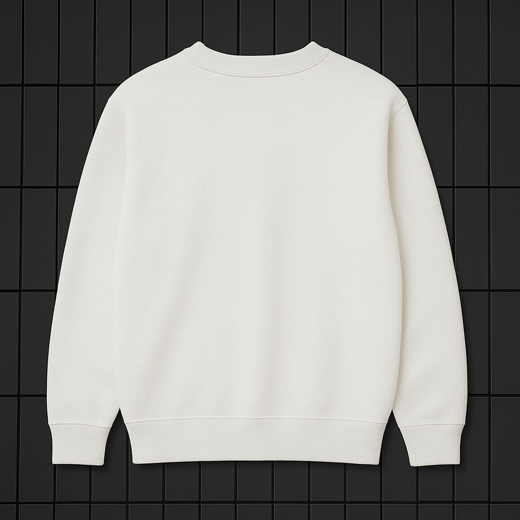OFCL2TRH Crewneck – Bone White - 𝐓𝐖𝐎𝐓𝐑𝐔𝐓𝐇