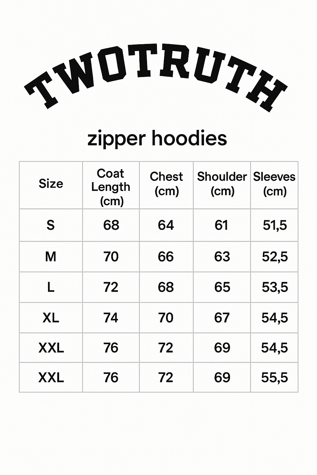 2TRH Gothic Zip Hoodie – White Edition - 𝐓𝐖𝐎𝐓𝐑𝐔𝐓𝐇