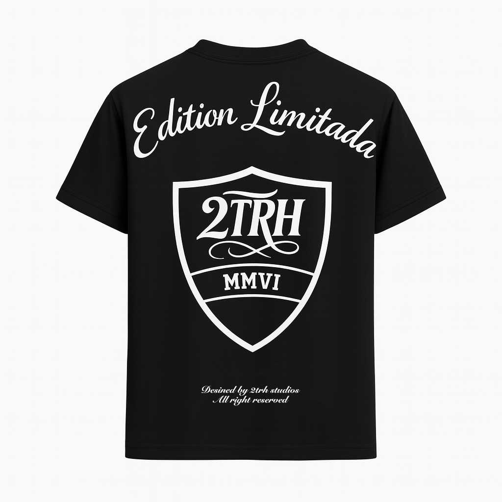 Edition Limitada 2TRH MMVI T-Shirt – Black Streetwear - 𝐓𝐖𝐎𝐓𝐑𝐔𝐓𝐇