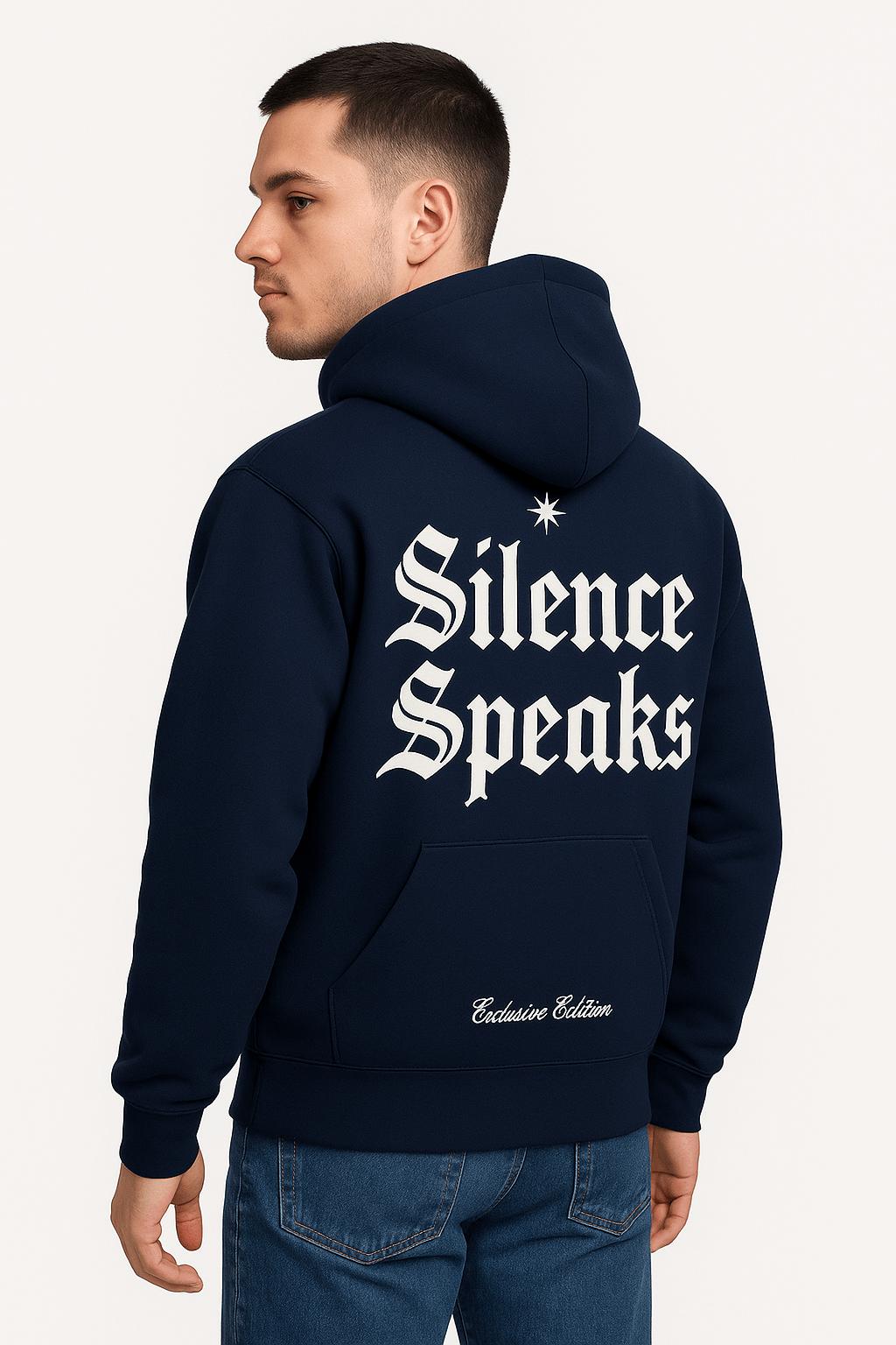 2TRH Zip - Up Hoodie – Navy Blue - 𝐓𝐖𝐎𝐓𝐑𝐔𝐓𝐇