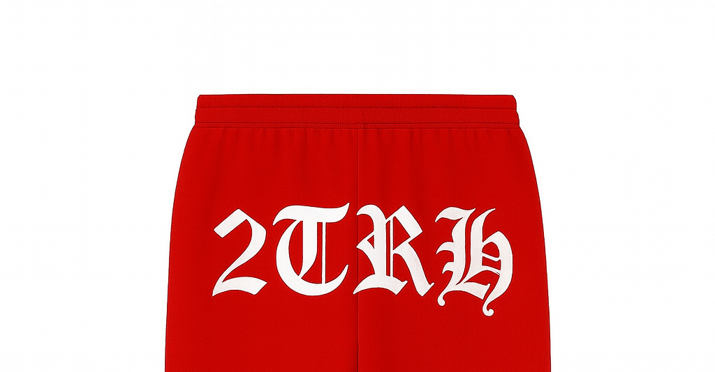 2TRH Joggers – Fire Red - 𝐓𝐖𝐎𝐓𝐑𝐔𝐓𝐇