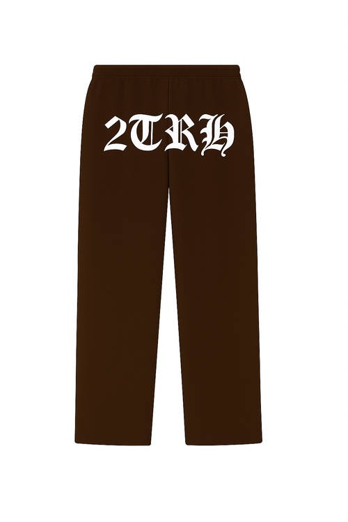 2TRH x Dark Brown Sweatpants - 𝐓𝐖𝐎𝐓𝐑𝐔𝐓𝐇