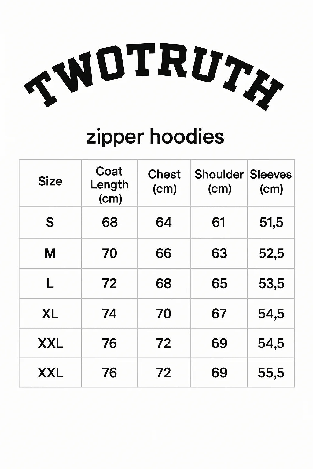 TwoTruth Streetwear Full Zip Hoodie – Black - 𝐓𝐖𝐎𝐓𝐑𝐔𝐓𝐇
